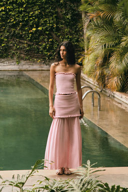 COMBINED KNIT SKIRT - Zara фото 28