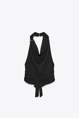 HALTER TOP WITH HARDWARE - Zara фото 17