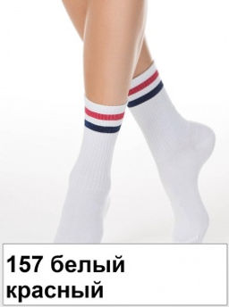 Носки жен. ACTIVE 19С-65СП (72/6) - 157 белый-красный - Conte elegant фото 2