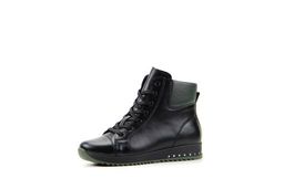 Ботинки EDART 311.omega2bl.black+green/мех