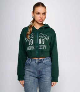 Толстовка #КТ935 (2), зелёный