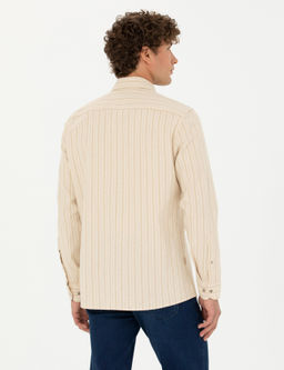 Bej Regular Fit Uzun Kollu G_mlek