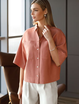 Блузка из плотного лиоцелла