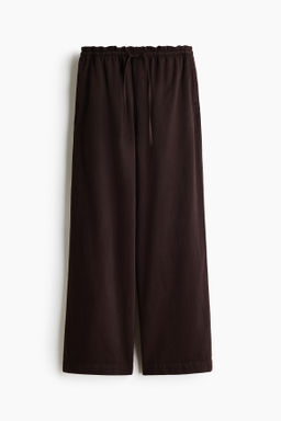 Pantal?n ancho con cintura paper bag - H&m фото 9