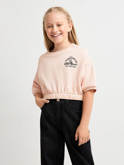 20210510080, Джемпер детский для девочек Roki-royd светло-розовый Acoola