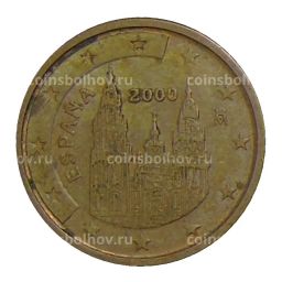 2 евроцента 2000 года Испания