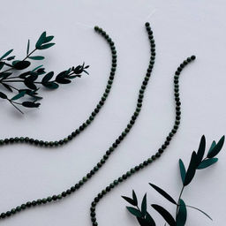 Бусины для украшений из Яшмы "Камбаба" (82 бусины) 37 см