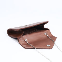 Сумка-клатч на магните, цвет коричневый - Simaland фото 5