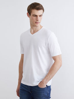 V Yaka Penye Erkek Ti??rt