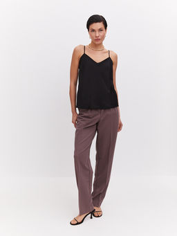Топ женский T-lab TL-TT-004-LVS-черный_V  фото 7