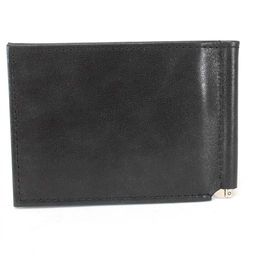 Зажим для купюр Croco-зк-301 (6 карм) натуральная кожа черный крек (210) 231115  фото 2