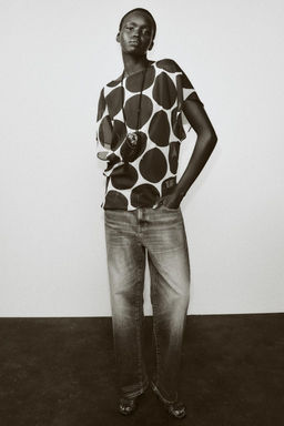 SHEER POLKA DOT TOP - Zara фото 7