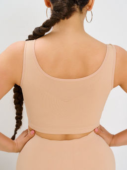 Комплект бюстгальтеров бесшовных, 2 шт. MR004-1SS3 black, beige