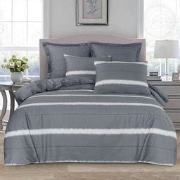 Постельное белье Саймон (сатин Престиж) Евро/Пододеяльник (молния): 1 шт. - 220*200; Простыня: 1 шт. - 220*240; Наволочка (клапан, ушки): 2 шт. - 70*70; Наволочка (клапан): 2 шт. - 50*70 Престиж