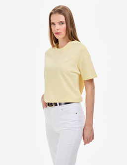 Limon Regular Fit V Yaka Basic Ti__rt
