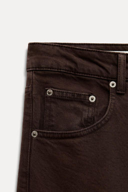TRF BALLOON CURVED LEG MID-WAIST JEANS - Zara фото 4