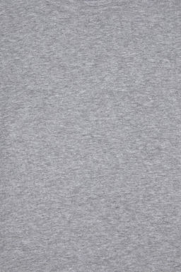 Серая меланжевая базовая футболка для девочек - U.s. polo assn фото 3