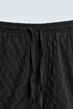 BERMUDA JACQUARD GEOM?TRICO / Negro - Zara фото 8