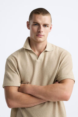 TEXTURED POLO SHIRT - Zara фото 13