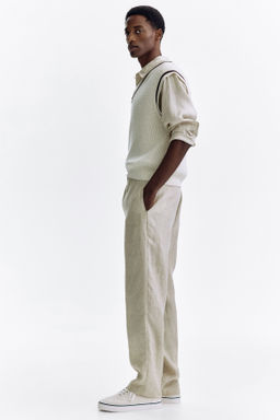 Pantal?n de lino Regular Fit - H&m фото 9
