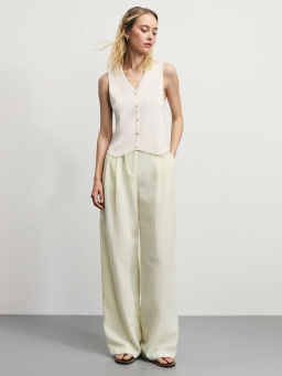 Прямые брюки со шнурком / Zarina фото 2