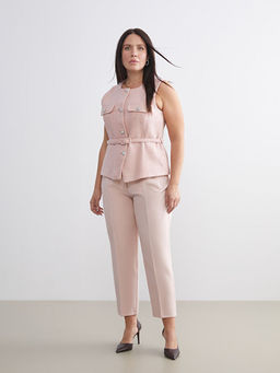 Y?ksek Bel Cigarette Kad?n Pantolon