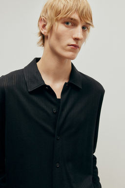 Camisa en punto de encaje Regular Fit - H&m фото 2