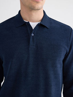 Polo Yaka Erkek Sweatshirt