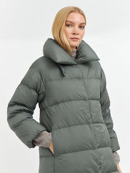 Пуховик женский стеганый длины миди - Glenfield фото 6