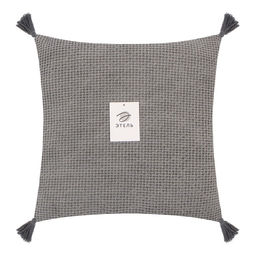 Наволочка декоративная Этель сканди 45*45 серый, 100% п/э  фото 6