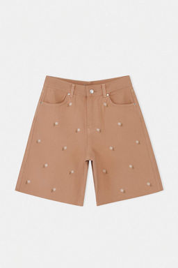Pembe Cicek Nak?sl? City Boy Denim Sort TWOSS26SR00070 - Trendyolmilla фото 5
