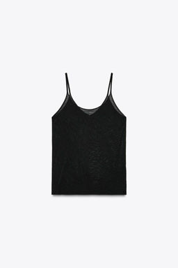 KNITTED STRAPPY TOP - Zara фото 8