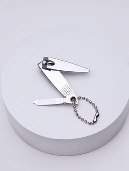 Цена за 12 шт. Кусачки книпсер маникюрные, с пилкой, с цепочкой, 5.5 см