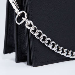 Сумка женская TEXTURA, мессенджер, маленький размер, цвет чёрный  фото 6