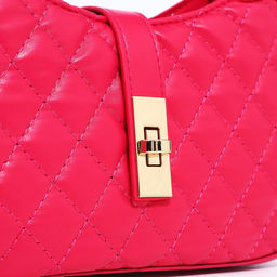 Сумка-багет на молнии, цвет розовый - Simaland фото 4