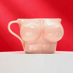 Кружка керамическая Бюст, 250 мл, 18+