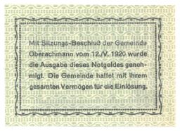 10 геллеров 1920 года Австрия  Нотгельд