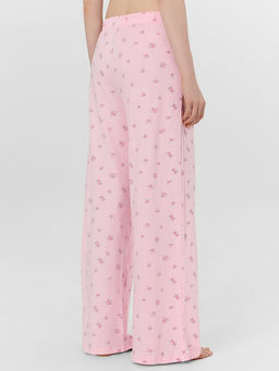 Комплект домашний женский розовый с цветочным принтом - Mark formelle фото 5