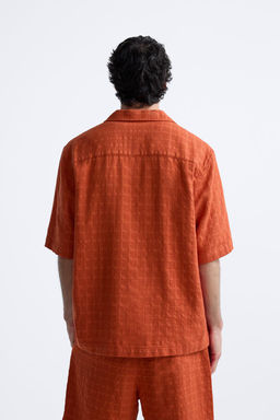 GEOMETRIC JACQUARD SHIRT - Zara фото 3