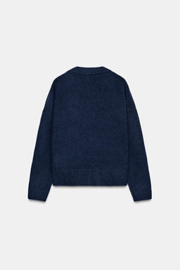SOFT KNIT V-NECK JUMPER - Zara фото 6