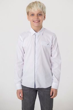 Рубашка для мальчика на кнопках Happy Fox фото 2