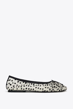 MESH BALLERINA WITH BOW - Zara фото 7