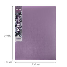 Expert Complete Trend ICEberries Папка с вкладышами 20 л. A4 600 мкм 20 мм лён 1 шт. ежевика EC211520072