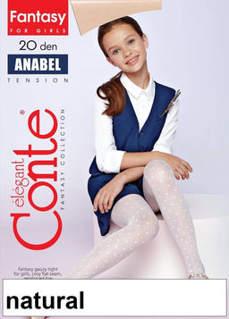Колготки дет. ANABEL 16С-46СП р.128-152 (48/12)*** КСЗ - pink