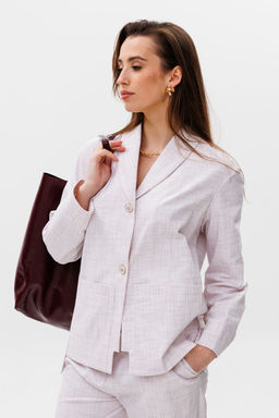 Костюм NIKVA н492-1-Р розовые штрихи  фото 5