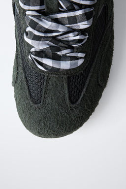 GINGHAM TRAINERS - Zara фото 5