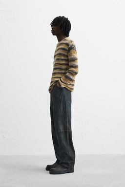 SWEATER WITH IRREGULAR STRIPES - Zara фото 4