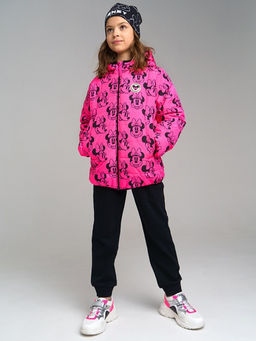 12241090 Куртка с полиуретановым покрытием для девочек