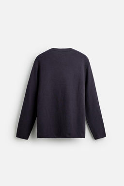 TEXTURED COTTON BLEND SWEATER - Zara фото 11