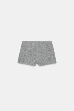 MINI FAUX FUR BEAD SHORTS - Zara фото 5